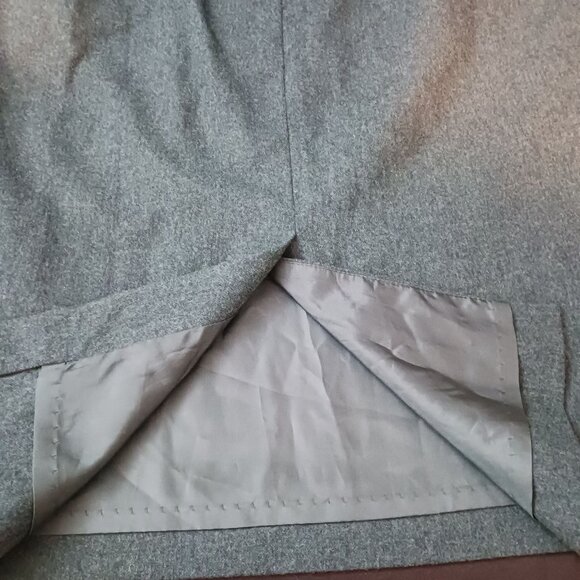 Miss Pendleton Vintage 100% Virgin Wool Midi Skirt Green Size 29 Made in the USA - Picture 4 of 10